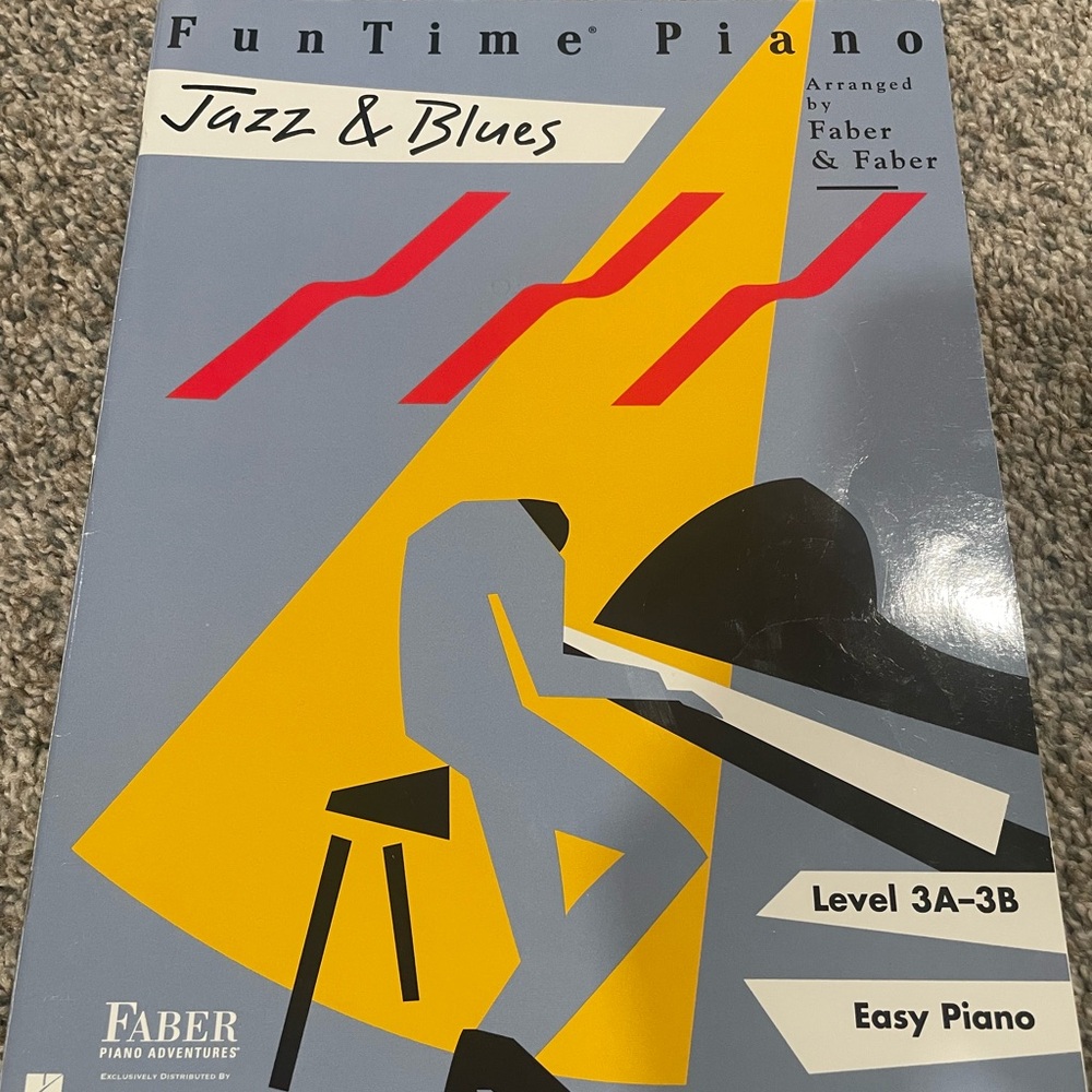 FunTime Piano Jazz & Blues Book level 3A/B and level 4 and above